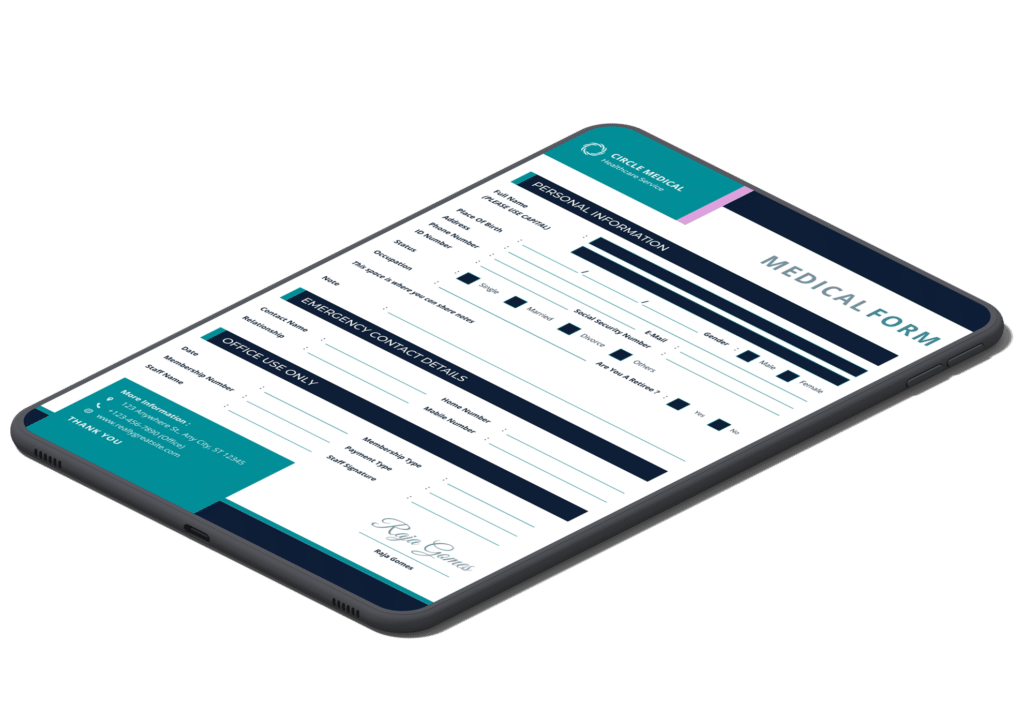 An graphic illustrates a modern reporting dashboard.