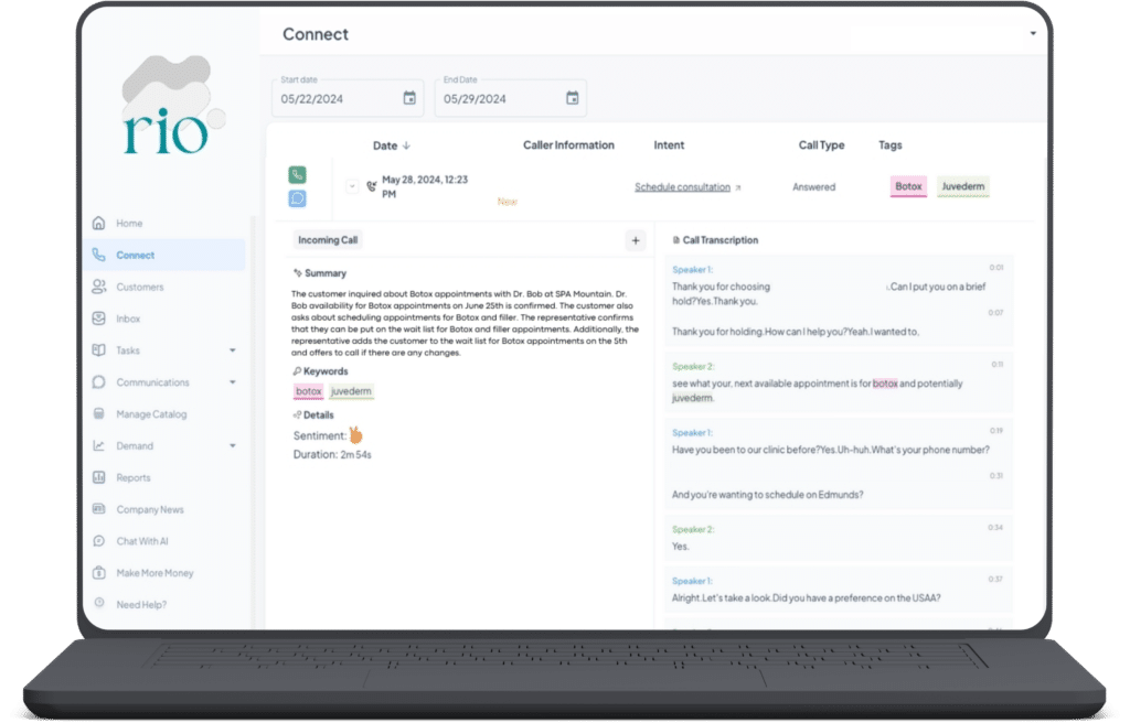 Rio Connect: The Ultimate Conversation Intelligence Software